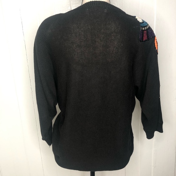 Lisa Ashley Vintage Oversized Sequin Sweater M - Picture 8 of 8
